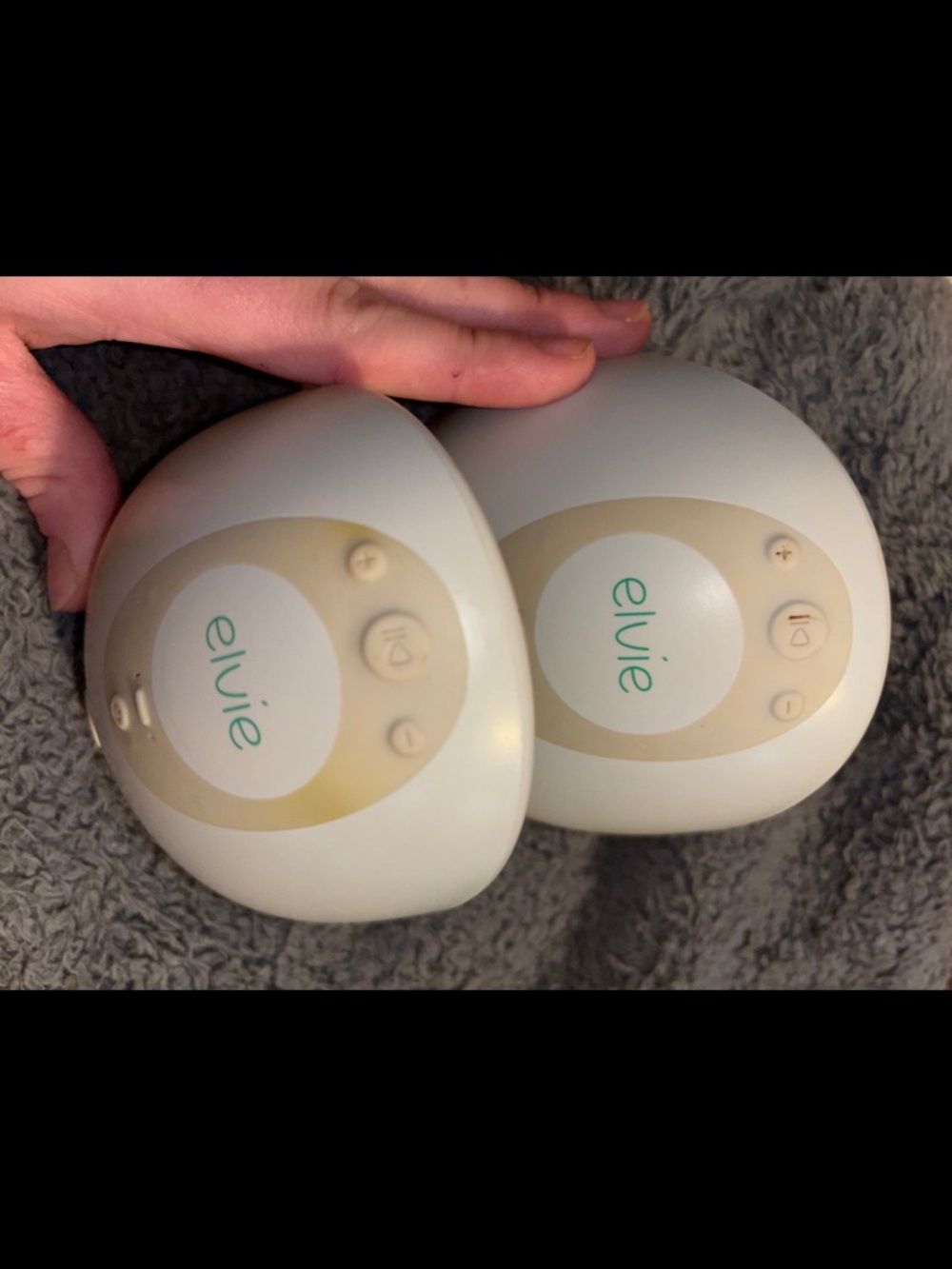 Elvie White Wearable Breast Pump Set - White